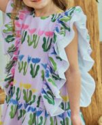 Seaweed Flower Frill Dress - Image 5