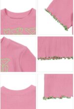 Ribbed Frill T-Shirt - Image 3