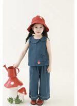 ⁦Little Mushroom Denim Set⁩ - الصورة ⁦5⁩