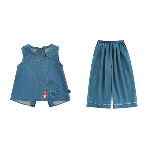 Little Mushroom Denim Set