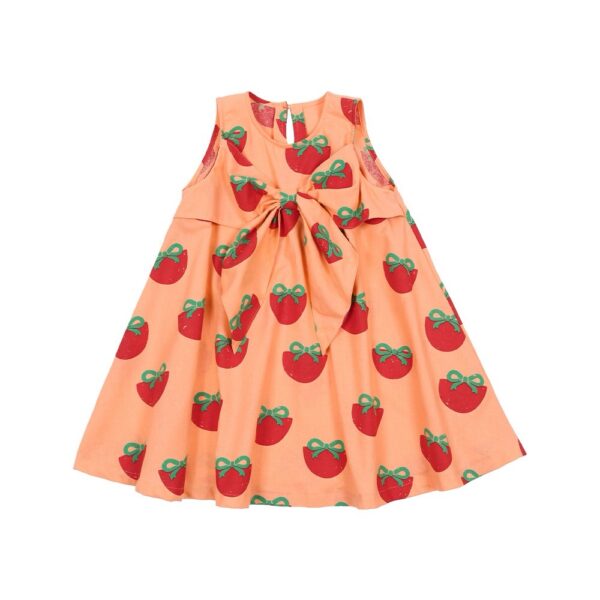 Tomato Bow Dress